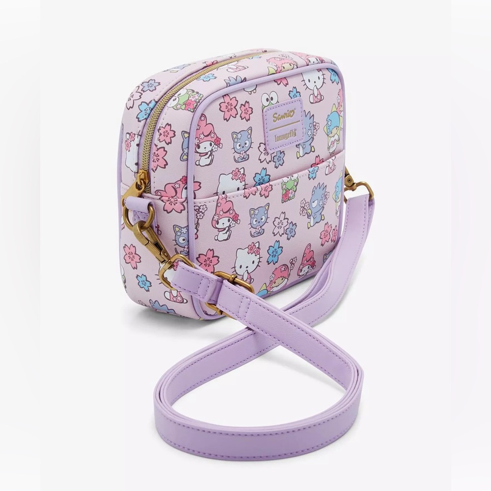 LOUNGEFLY Hello Kitty And Friends Cherry Blossom Crossbody Bag